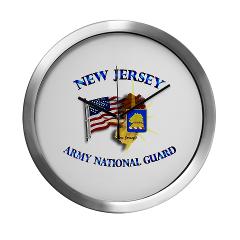 NJARNG - M01 - 03 - DUI - New Jersey Army National Guard - Modern Wall Clock - Click Image to Close