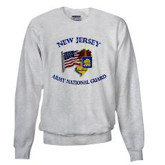 NJARNG - A01 - 03 - DUI - New Jersey Army National Guard - Sweatshirt - Click Image to Close