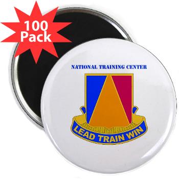 NTC - M01 - 01 - DUI - National Training Center (NTC) with Text - 2.25" Magnet (100 pack)