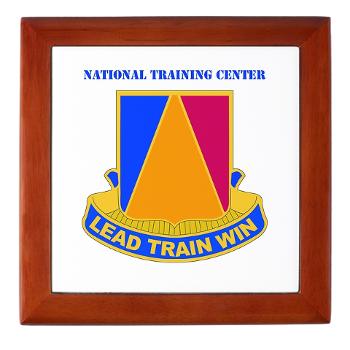NTC - M01 - 03 - DUI - National Training Center (NTC) with Text - Keepsake Box - Click Image to Close