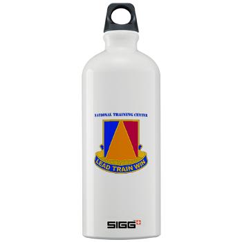 NTC - M01 - 03 - DUI - National Training Center (NTC) with Text - Sigg Water Bottle 1.0L