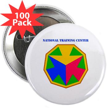 NTC - M01 - 01 - SSI - National Training Center (NTC) with Text - 2.25" Button (100 pack)