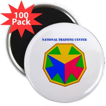 NTC - M01 - 01 - SSI - National Training Center (NTC) with Text - 2.25" Magnet (100 pack)
