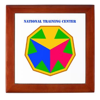 NTC - M01 - 03 - SSI - National Training Center (NTC) with Text - Keepsake Box - Click Image to Close