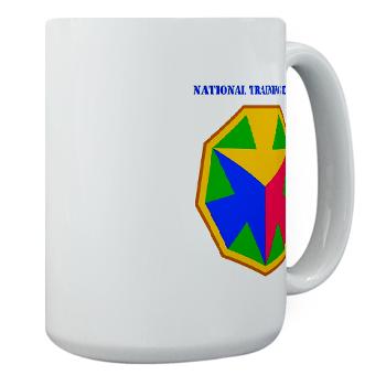 NTC - M01 - 03 - SSI - National Training Center (NTC) with Text - Large Mug - Click Image to Close