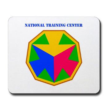 NTC - M01 - 03 - SSI - National Training Center (NTC) with Text - Mousepad