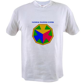 NTC - A01 - 04 - SSI - National Training Center (NTC) with Text - Value T-shirt