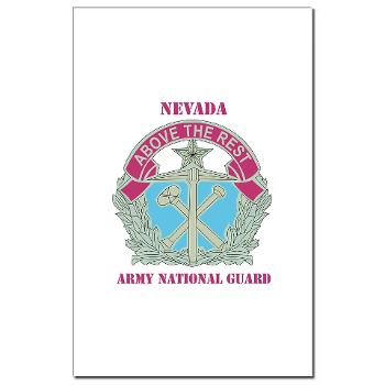 NVARNG - M01 - 02 - DUI - Nevada Army National Guard with Text Mini Poster Print