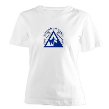 NWTC - A01 - 04 - Northern Warfare Training Center (NWTC) - Women's V-Neck T-Shirt