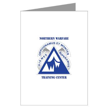 NWTC - M01 - 02 - Northern Warfare Training Center (NWTC) with Text - Greeting Cards (Pk of 10) - Click Image to Close