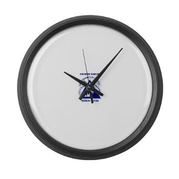 NWTC - M01 - 03 - Northern Warfare Training Center (NWTC) with Text - Large Wall Clock