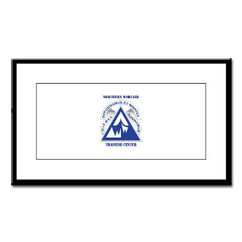 NWTC - M01 - 02 - Northern Warfare Training Center (NWTC) with Text - Small Framed Print