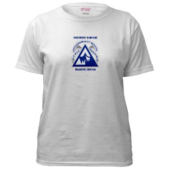 NWTC - A01 - 04 - Northern Warfare Training Center (NWTC) with Text - Women's T-Shirt - Click Image to Close