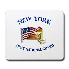 NYARNG - M01 - 03 - DUI - New York Army National Guard with Flag Mousepad