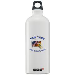 NYARNG - M01 - 03 - DUI - New York Army National Guard with Flag Sigg Water Bottle 1.0L