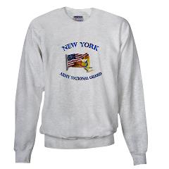 NYARNG - A01 - 03 - DUI - New York Army National Guard with Flag Sweatshirt