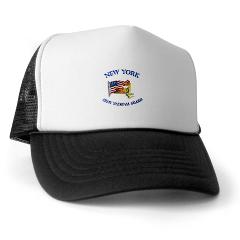 NYARNG - A01 - 01 - DUI - New York Army National Guard with Flag Trucker Hat - Click Image to Close