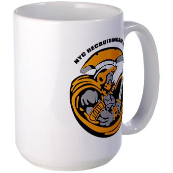 NYCRB - M01 - 03 - DUI - New York City Recruiting Battalion Large Mug - Click Image to Close
