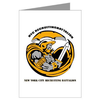 NYCRB - M01 - 02 - DUI - New York City Recruiting Battalion with Text Greeting Cards (Pk of 10)