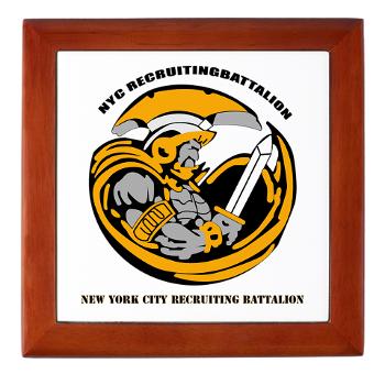 NYCRB - M01 - 03 - DUI - New York City Recruiting Battalion with Text Keepsake Box