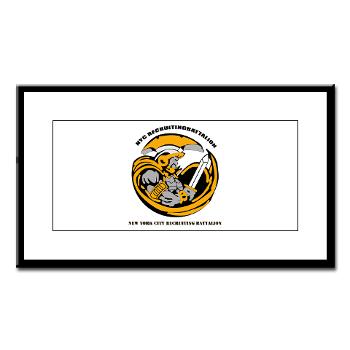 NYCRB - M01 - 02 - DUI - New York City Recruiting Battalion with Text Small Framed Print - Click Image to Close