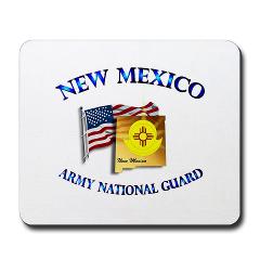 NewMexicoARNG - M01 - 03 - DUI - New Mexico Army National Guard with Flag Mousepad