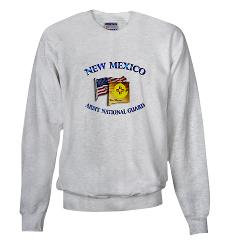 NewMexicoARNG - A01 - 03 - DUI - New Mexico Army National Guard with Flag Sweatshirt - Click Image to Close