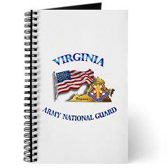 VAARNG - M01 - 02 - DUI - Virginia Army National Guard with Flag Journal