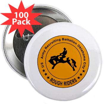 OCRB - M01 - 01 - DUI - Oklahoma City Recruiting Bn - 2.25" Button (100 pack)
