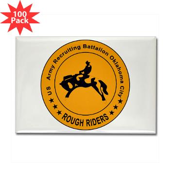 OCRB - M01 - 01 - DUI - Oklahoma City Recruiting Bn - Rectangle Magnet (100 pack) - Click Image to Close