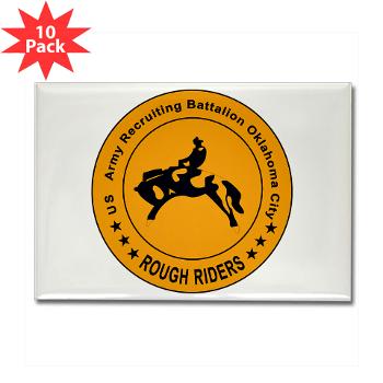 OCRB - M01 - 01 - DUI - Oklahoma City Recruiting Bn - Rectangle Magnet (10 pack)