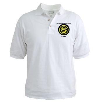 OCSC - A01 - 04 - DUI - Officer Candidate School - Cadre with Text Golf Shirt
