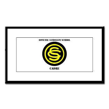 OCSC - M01 - 02 - DUI - Officer Candidate School - Cadre with Text Small Framed Print - Click Image to Close