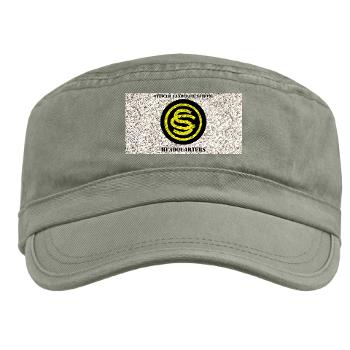 OCSH - A01 - 01 - DUI - Officer Candidate School - Headquarters with Text Military Cap - Click Image to Close