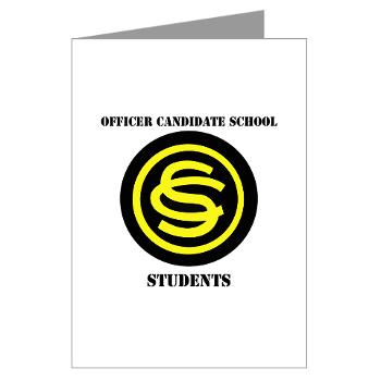 OCSS - M01 - 02 - DUI - Officer Candidate School - Students with Text Greeting Cards (Pk of 10) - Click Image to Close