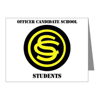 OCSS - M01 - 02 - DUI - Officer Candidate School - Students with Text Note Cards (Pk of 20) - Click Image to Close