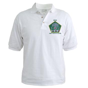 OHARNG - A01 - 04 - DUI - Ohio Army National Guard with text - Golf Shirt