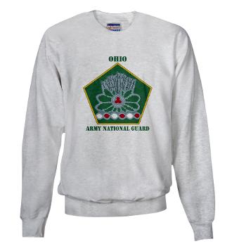 OHARNG - A01 - 03 - DUI - Ohio Army National Guard with text - Sweatshirt - Click Image to Close