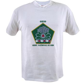 OHARNG - A01 - 04 - DUI - Ohio Army National Guard with text - Value T-shirt - Click Image to Close