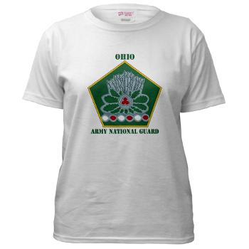 OHARNG - A01 - 04 - DUI - Ohio Army National Guard with text - Women's T-Shirt