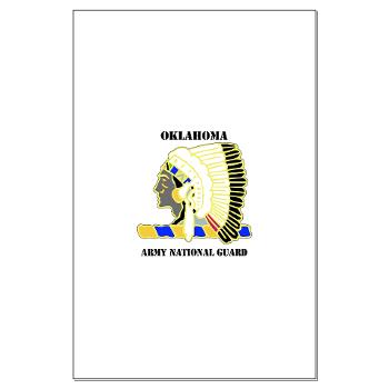OKLAHOMAARNG - M01 - 02 - DUI - Oklahoma Army National Guard with text - Large Poster