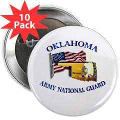OKLAHOMAARNG - M01 - 01 - Oklahoma Army National Guard - 2.25" Button (10 pack)