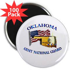 OKLAHOMAARNG - M01 - 01 - Oklahoma Army National Guard - 2.25" Magnet (100 pack)