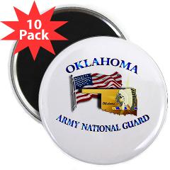 OKLAHOMAARNG - M01 - 01 - Oklahoma Army National Guard - 2.25" Magnet (10 pack) - Click Image to Close