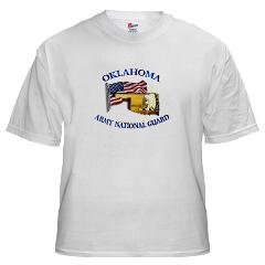 OKLAHOMAARNG - A01 - 04 - Oklahoma Army National Guard - White t-Shirt - Click Image to Close