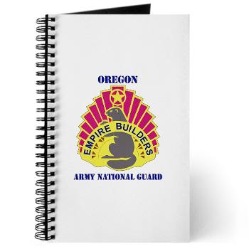 OREGONARNG - M01 - 02 - DUI - Oregon Army National Guard With Text - Journal