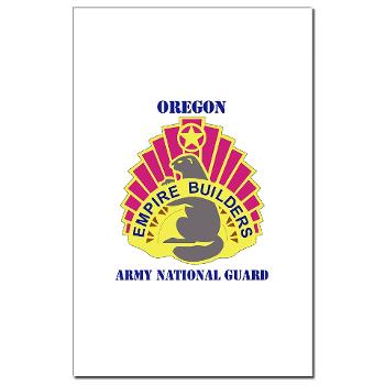 OREGONARNG - M01 - 02 - DUI - Oregon Army National Guard With Text - Mini Poster Print