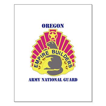 OREGONARNG - M01 - 02 - DUI - Oregon Army National Guard With Text - Small Poster