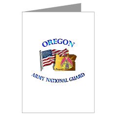 OREGONARNG - M01 - 02 - Oregon Army National Guard Greeting Cards (Pk of 10) - Click Image to Close