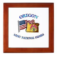 OREGONARNG - M01 - 03 - Oregon Army National Guard Keepsake Box